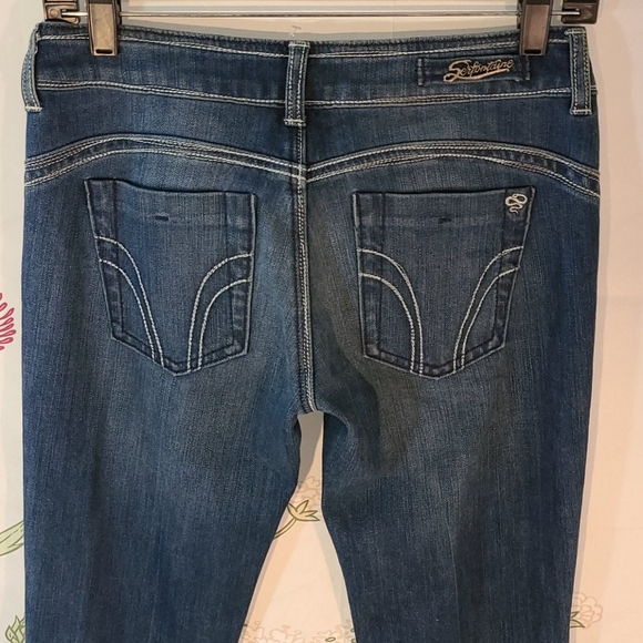 SERFONTAINE JEANS 26 boot low Stretch Designer j - Picture 6 of 8